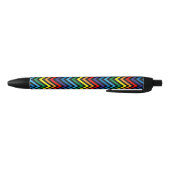 Stylo Noir RAINBOW Zigzag Motif (Bas)