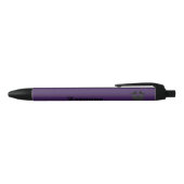 Stylo Noir Ravens gothiques et Black Heart Custom (Haut)