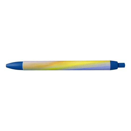 Stylo Noir Rayon Doré Abstrait (Devant)