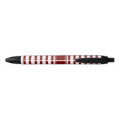 Stylo Noir Rayure rouge (Dos)
