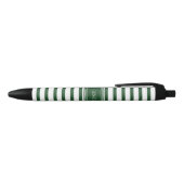 Stylo Noir Rayure verte (Haut)