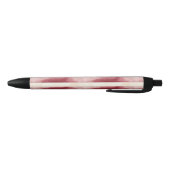 Stylo Noir Rayures Crème Rouges (Bas)