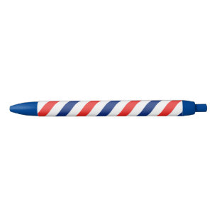 Stylo Noir Rayures de coiffeur