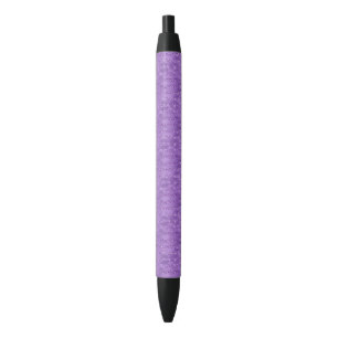 Stylo Noir Rayures de gloire violette