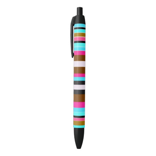 Stylo Noir Rayures grasses (Haut (Vertical))