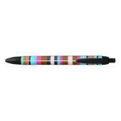 Stylo Noir Rayures grasses (Dos)