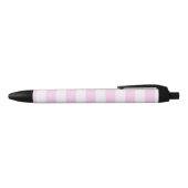 Stylo Noir Rayures pastel - Rose (Haut)