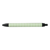 Stylo Noir Rayures Vertes (Devant)