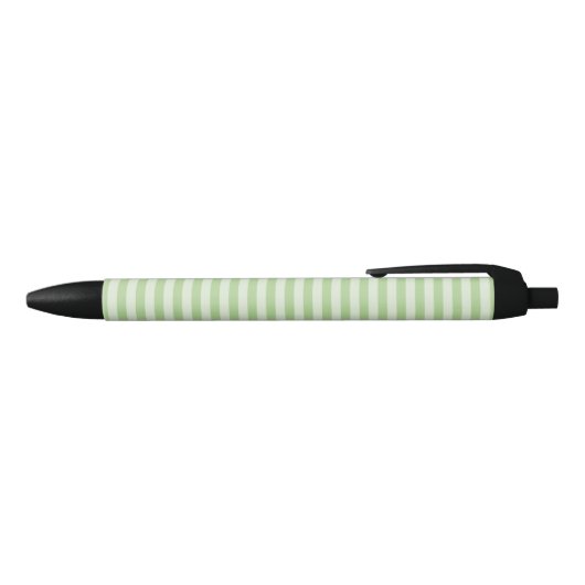 Stylo Noir Rayures Vertes (Haut)