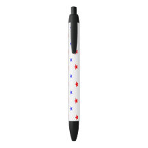 Red and Blue Stars - Starry Sky Motif
