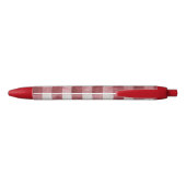 Stylo Noir Red Cream Plaid Stripes (Dos)