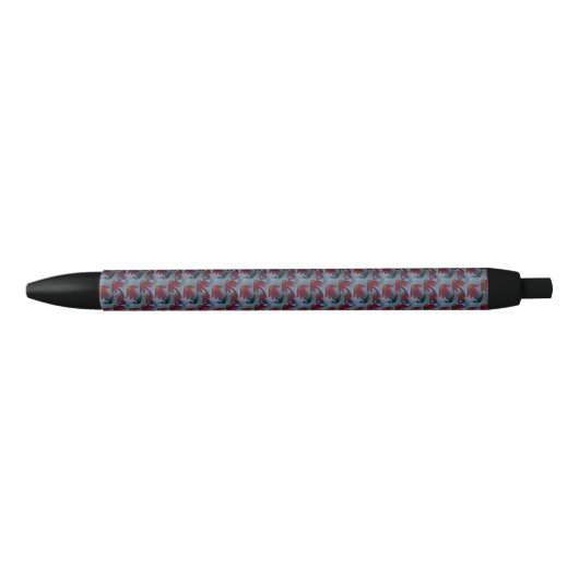 Stylo Noir Red Daisy (Devant)