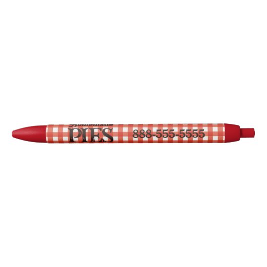 Stylo Noir Red Plaid Country Pique-nique Pique-nique Maison P (Devant)