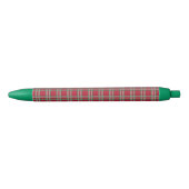 Stylo Noir Red Plaid Noël vacances enseignant's Pen Cadeau (Devant)