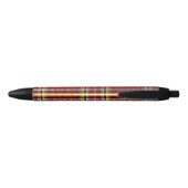 Stylo Noir Red Tartan (Dos)