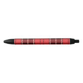 Stylo Noir Red Tartan (Devant)