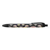 Stylo Noir Reflets Floraux (Haut)