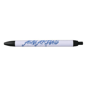 Stylo Noir Réflexion du Verseau