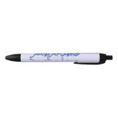 Stylo Noir Réflexion du Verseau (Bas)