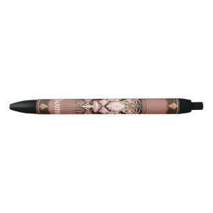 Stylo Noir Représentation captivante et artistique d'un tigre