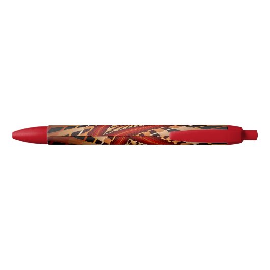 Stylo Noir Réseau d'Imaginaires 3D Conception graphique fract (Dos)