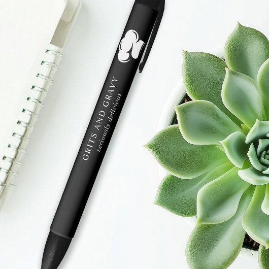 Stylo Noir Restaurant Blanc Noir Chef Casquette Promotion