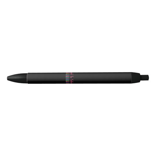 Stylo Noir retour à l'école (Devant)