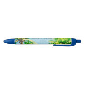 Stylo Noir Retro Beach Mariage Tropical Thème Fête Favoriser (Bas)