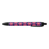 Stylo Noir Retro Flower Daisy Enseignant's Writing Pen Cadeau (Bas)