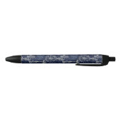 Stylo Noir Retro Industrial Blue print Engineering (Bas)