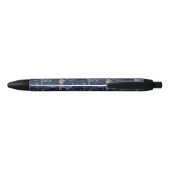 Stylo Noir Retro Industrial Blue print Engineering (Dos)