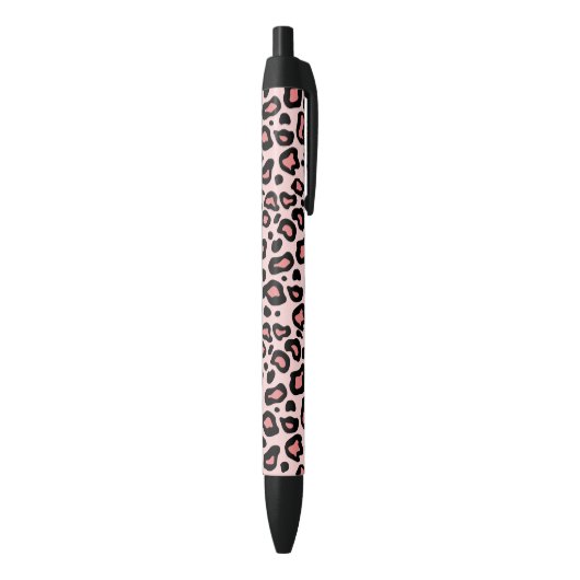 Stylo Noir Retro Leopard Office Pen cadeau (Bas (Vertical))