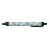 Stylo Noir Rétro motif floral 2 2 (Bas)