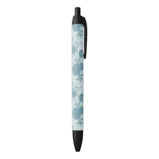 Stylo Noir Rétro motif floral 2 2 (Bas (Vertical))