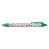 Stylo Noir Rétro motif mignon de pomme (Haut)