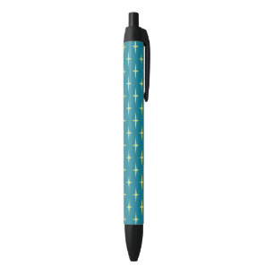 Stylo Noir Rétro profil sous convention astérisque d'ère