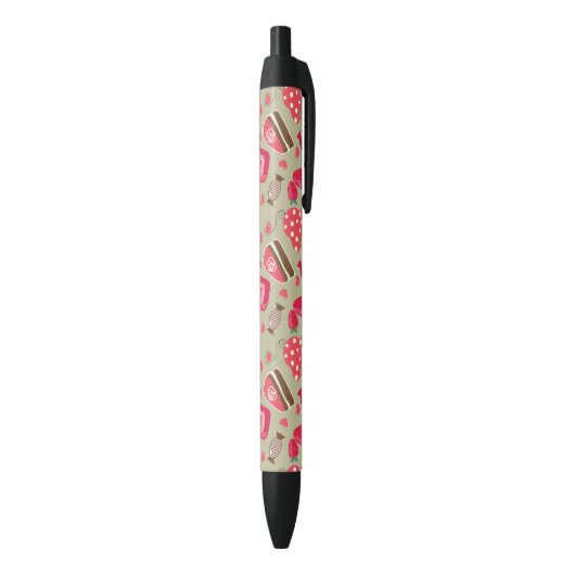 Stylo Noir Rétros bonbons (Bas (Vertical))
