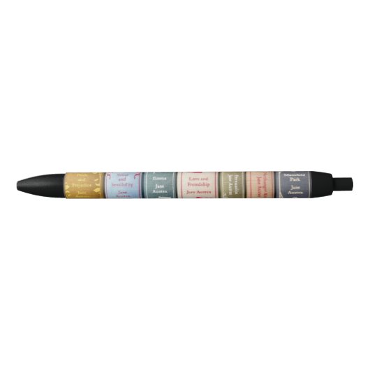 Stylo Noir romans de Jane Austen (Devant)