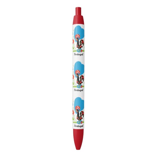 Stylo Noir Rooster portugais (devant Vertical)