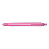 Stylo Noir Rose brillant (couleur solide) (Dos)