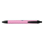 Stylo Noir Rose Chaud #2 Blanc Marocain #5 Navy 3 Monogramme (Dos)
