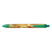 Stylo Noir rose et bouton de rose (Dos)