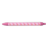 Stylo Noir Rose Féministe (Devant)