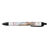 Stylo Noir Rose Gold Glitz Pageant Titulaire Autograph Pen (Bas)