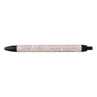 Stylo Noir Rose Gold Parties scintillant Hair Maquillage Salo