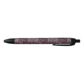 Stylo Noir Rose Mandala (Bas)
