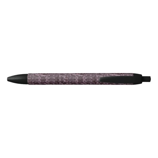Stylo Noir Rose Mandala (Dos)