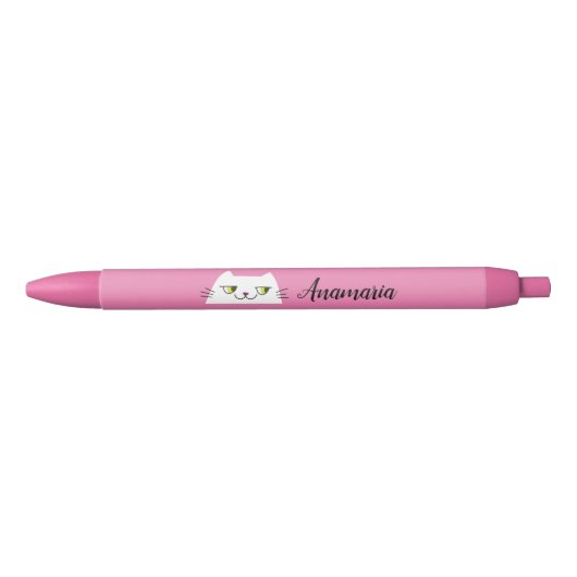 Stylo Noir Rose Mignonne (Devant)