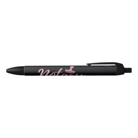 Stylo Noir Rose noir (Haut)