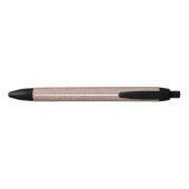 Stylo Noir Rose Parties scintillant or Metallic Joli Fille Sp (Dos)